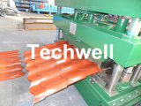Automatic PLC Controlled Step Roof Tile Roll Forming Machine